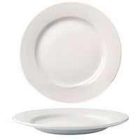 Assiette plate en porcelaine ø16 cm blanc-Delta - Image principale
