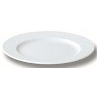 Assiette plate en porcelaine ø23 cm blanc-Polo - Image principale