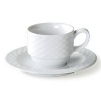 Sous-tasse café en porcelaine ø12,5 cm blanc-Polo - Image principale