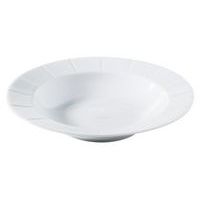Assiette creuse en porcelaine ø23 cm blanc-S'Food - Image principale