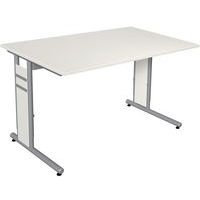 Bureau droit 120 cm Blanc Form 4 - Image principale