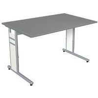 Bureau droit 120 cm Graphite Form 4 - Image principale