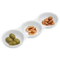 Trio Coupelles en porcelaine blanc - Image principale