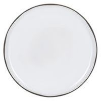 Assiette plate en porcelaine ø26 cm blanc-Caractere-Revol - Image principale