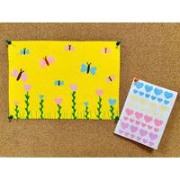 Recharge 2400 gommettes coeur 12/20mm multicolores pastel - Image 2