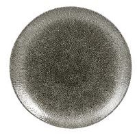 Assiette plate en porcelaine ø26 cm noir-Raku-Churchill - Image principale