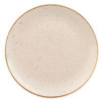 Assiette plate en porcelaine ø26 cm ivoire-Stonecast-Churchill - Image principale