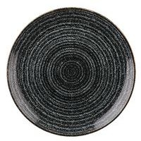 Assiette plate en porcelaine ø16,5 cm noir-Studio Print-Churchill - Image principale