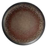 Assiette plate en grès ø27 cm marron-Terre D'Ombre - Image principale