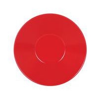 Assiette creuse en grès ø23 cm rouge-Kuro - Image principale