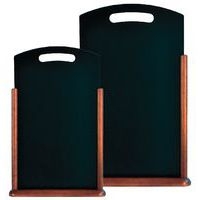 Ardoise de table en bois vernis poignée - Image principale