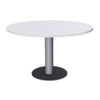 Table réunion ronde Lounge Ø 120 cm pied central Simmob - Image 4