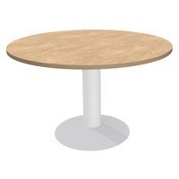 Table réunion ronde Lounge Ø 120 cm pied central Simmob - Image principale