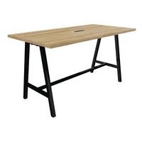 Table réunion haute cohésion avec bloc électrique pieds métal Buronomic - Image 6