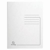 Lot de 25 Chemises de classement à ressort carte lustrée - A4-Blanc - Image principale
