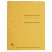 Lot de 25 Chemises à lamelle carte lustrée - A4-Jaune - Image principale