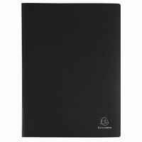 Lot de 12 Protège-doc en PP 5/10e OPAK poch. Cristal 60 vues -Noir - Image principale