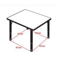 Table Clémence plateau carré - Manutan Expert - Image 2