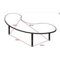 Table Clémence plateau 1/4 de lune - Manutan Expert - Image 3