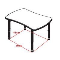 Table Clémence plateau vague - Manutan Expert - Image 3