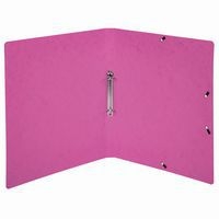 Lot de 10 Classeur 2 anneaux 15mm carte lustrée imprimée - A4-Rose - Image 2