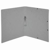 Lot de 10 Classeur 2 anneaux 15mm carte lustrée imprimée - A4-Gris - Image 2