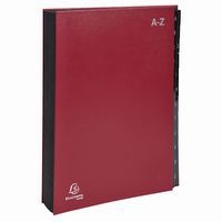 Lot de 8 Trieur rigide Economique Ordonator 24 compartim. Alp. Rouge - Image 2