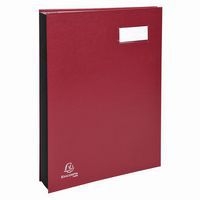 Parapheur direction dos a soufflets 12 compartiments-Bordeaux - Image 5