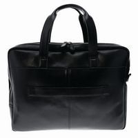 Sacoche ordinateur double compartiments Exactive Cuir-Noir - Image 3