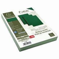 Paquet de 100 couvertures Grain cuir pour reliure A4-Vert - Image 5