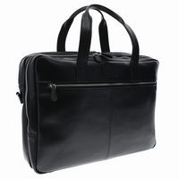 Sacoche ordinateur double compartiments Exactive Cuir-Noir - Image 4