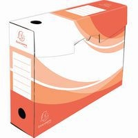 Set de 8 Lot 5 boites archive dos 80mm carton ondulé assorties - Image 5