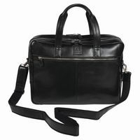 Sacoche ordinateur double compartiments Exactive Cuir-Noir - Image 5