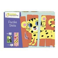 Puzzles sticks carton animaux savane - Image principale