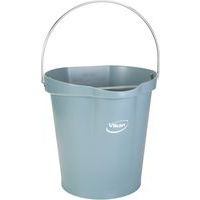 Lot de 6 Seau gradué, bec verseur, 12 L, Grise - Image principale