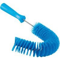 Lot de 10 Brosse à main flexible avec pas de vis, Ø55 mm, 360 mm Bleu - Image principale