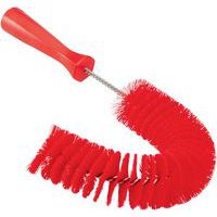 Lot de 10 Brosse à main flexible avec pas de vis, Ø55 mm, 360 mm Rouge - Image principale
