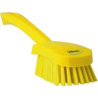 Lot de 10 Brosse à main, manche court, 270 mm, Dur, Jaune - Image principale