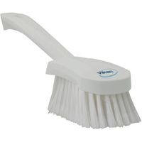 Lot de 10 Brosse à main, manche court, 270 mm, Souple/fleuré, Blanc - Image principale