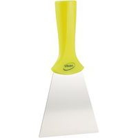 Lot de 10 Grattoir lame inox à pas de vis, 100 mm, Jaune - Image principale