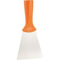 Lot de 10 Grattoir lame inox à pas de vis, 100 mm, Orange - Image principale