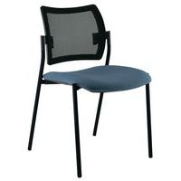 Chaise visiteur Tendance dossier résille Sokoa - Image 2