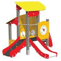 Structure grande tour et grande cabane Ptit Loup alu/inox - Fixation platines - Image 3