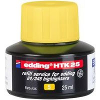 Recharge 25 ml pour surligneur jaune Ecoline EDDING - Image principale