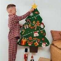 Kit DIY sapin de Noël géant feutrine avec 30 décorations - Image 4