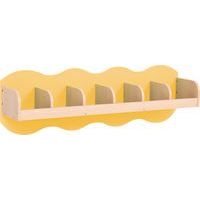 Lisse d'accueil 6 casiers  jaune - Image principale