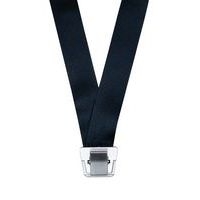 Lot de 10 Tours de cou noirs : Clip No-TwistTM - 44 cm x 2 cm - Image 2