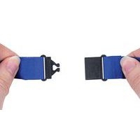 Lot de 10 Tours de cou bleus : Clip No-TwistTM - 44 cm x 2 cm - Image 4