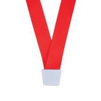Lot de 10 Tours de cou rouges : Clip No-TwistTM - 44 cm x 2 cm - Image 5