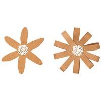 Boite 1000 perles rondelle bois naturel - Image 2